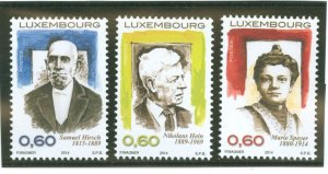 Luxembourg #1387-1389 Mint (NH) Single (Complete Set)