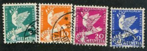 Switzerland SC# 210-3 Dove on Broken Sword SCV $3.85 Used