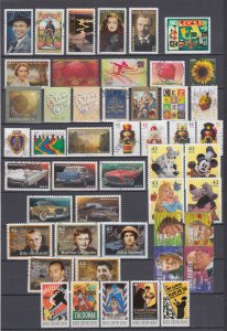 US 2008 Commemorative Yearset collection of 48 stamps Used (out of paper & gum)