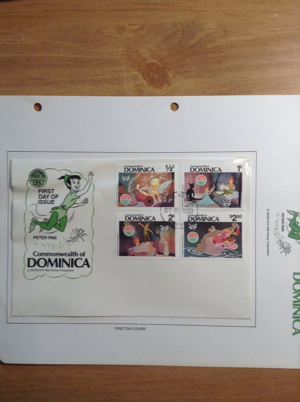 Dominica  #  679-687  First day cover