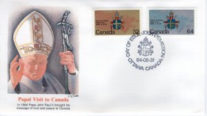 PAPAL VISIT TO CANADA,   1984  FDC16271