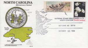 1992 North Carolina Stamp Collecting Bat Cave Gamm Pictorial