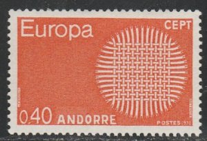 Andorra, (French) #196 MNH Single Stamp Europa