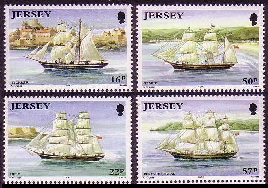 Jersey Shipbuilding 4v SG#579-582
