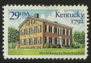 US Scott #2636, Single 1992 Kentucky 29c FVF MNH