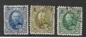 Luxembourg SC O68-O7 Used F-VF SCV$19.00...Nice Stamps!