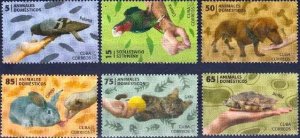 Cuba Sc# 5376-5381  DOMESTIC ANIMALS dog rabbit PET Cpl set of 6  2013 mint MNH