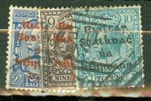 EO: Ireland 1-4, 6-8, 9, 11 used CV $165; scan shows only a few