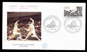 France 1981 World fencing Championships FDC