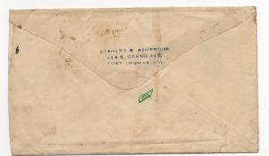 CSA Patriotic Cover Scott #4 Ashville NC #F8-7 Ex Ashbook, Ex Matz CV $3500 RARE