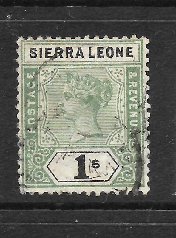 SIERRA LEONE  1896-97   1/-    QV   FU  SG 50