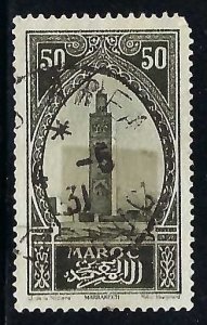 French Morocco 105 VFU Z5100-1