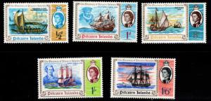 Pitcairn Islands Scott 67-71 MNH** stamp set