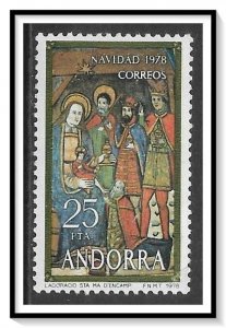 Andorra Spanish #107 Christmas MNH