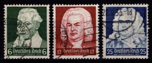 Germany 1935 Musicians' Anniversaries, Set [Used]