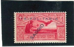 TRIPOLITANIA  -  nice stamp overprinted SAGGIO: SPECIMEN! - BIRDS eagles