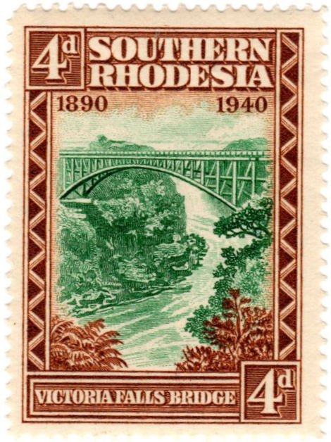 Southern Rhodesia Scott 61 (1940: Victoria Falls Bridge)