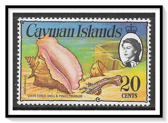 Cayman Islands #341b Conch Pistal & Gold Cup MH