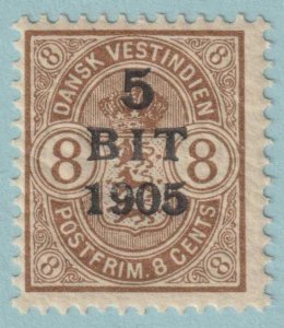 DANISH WEST INDIES 42 MINT HINGED OG* NO FAULTS EXTRA FINE! CWY