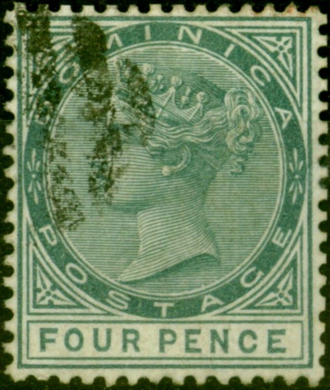 Dominica 1886 4d Grey SG24 Fine Used Stamp