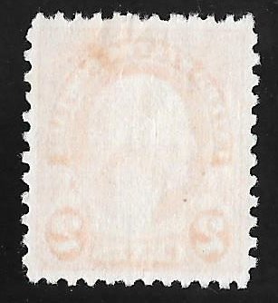 634 2 cents Washington, Carmine Stamp used EGRADED XF 92 XXF