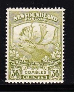 Album Treasures  Newfoundland Scott # 126  30c Trail of the Caribou Mint Hinged