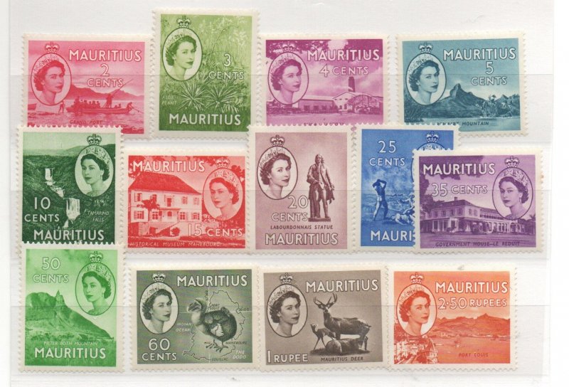 Mauritius 251-63 Mint Never Hinged