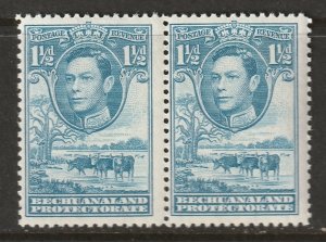 Bechuanaland 1938 Sc 126 pair MNH**