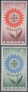 IRELAND Sc # 196-7 CPL MNH EUROPA 1964