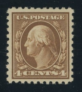 USA 427 - 4 cent Washington Perf 10 Single Line Wmk - VF Mint light hinged