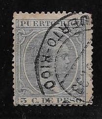 PUERTO RICO STAMP, VFU,  #DIC CB18