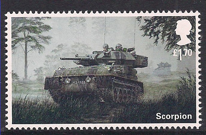 GB 2021 QE2 £1.70 British Army Vehicles Scorpion Tank Umm ( R1220 )