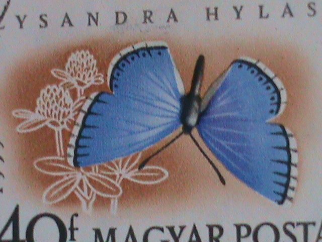 HUNGARY STAMP- COLORFUL BEAUTIFUL LOVELY BUTTERFLY JUMBO LARGE CTO STAMPS-VF