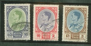 Thailand #356-358 Used  (King)