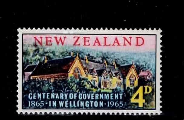 New Zealand Scott #372, Single 1965 Wellington FVF MNH