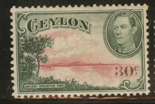 Ceylon Scott 285 MH* HR perf tip tone KGVI from 1938-52 set
