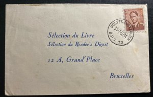 1959 Belgium Forces Military Post Office In Germany cover to Bruxelles