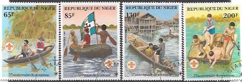 Niger Africa #586-9 Scouting. #680-3 Youth Novels