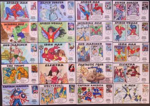 #4159 Marvel Comics Super Heroes Collins FDC Set