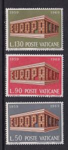 Vatican City   #470-472    MNH  1969  Europa