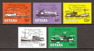 Guyana - Scott #661-665 - MNH - SCV $4.50