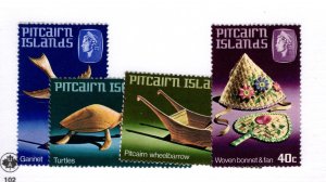 Pitcairn Islands #194-197 MH - Stamp - CAT VALUE $1.40