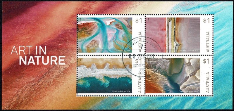 Australia 2018 Art in Nature Miniature Sheet CTO