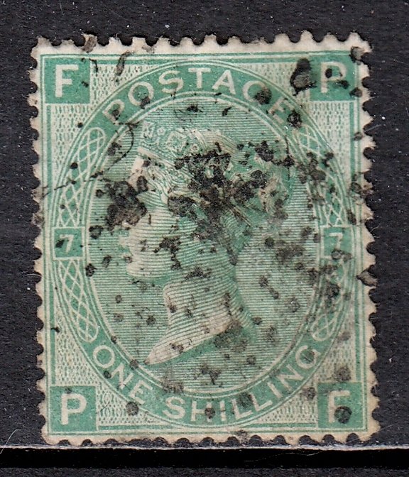 Great Britain - Scott #54 - Used - Plate 7 - See description - SCV $82