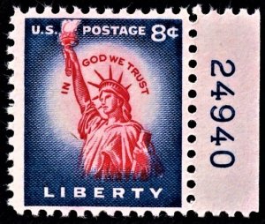 US 1041B MNH VF 8 Cent Statue of Liberty