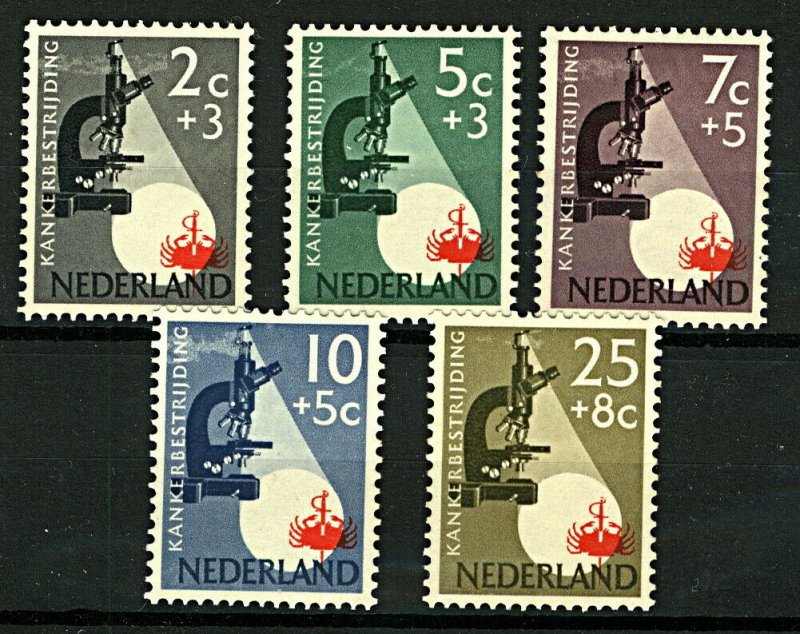 Netherlands 1955 Anti-Cancer Fund SG816/20 cv£22 (5v) Mint Stamps