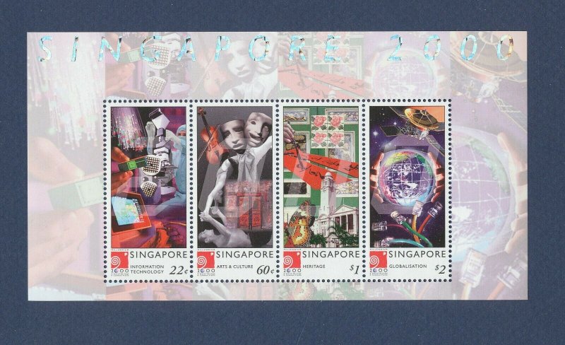 SINGAPORE - Sc 918E  - MNH S/S - Millennium - 2000 