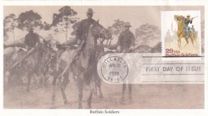 1994, Honoring Buffalo Soldiers, Mystic, FDC (E13655)