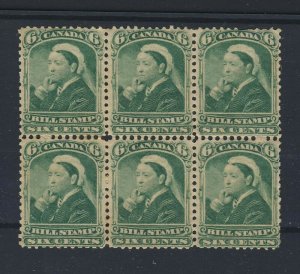 12x Canada Bill Stamps FB37-1c 40-3c 43-6c 46-9c 50-40c 52-$1 6x 43-6c GV=$65.00