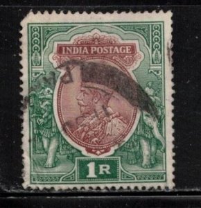 INDIA Scott # 93 Used - KGV - Hinge Remnant